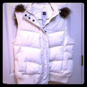 White Puffer Vest